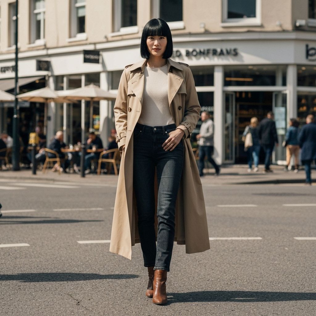 Trench coat outfit 1